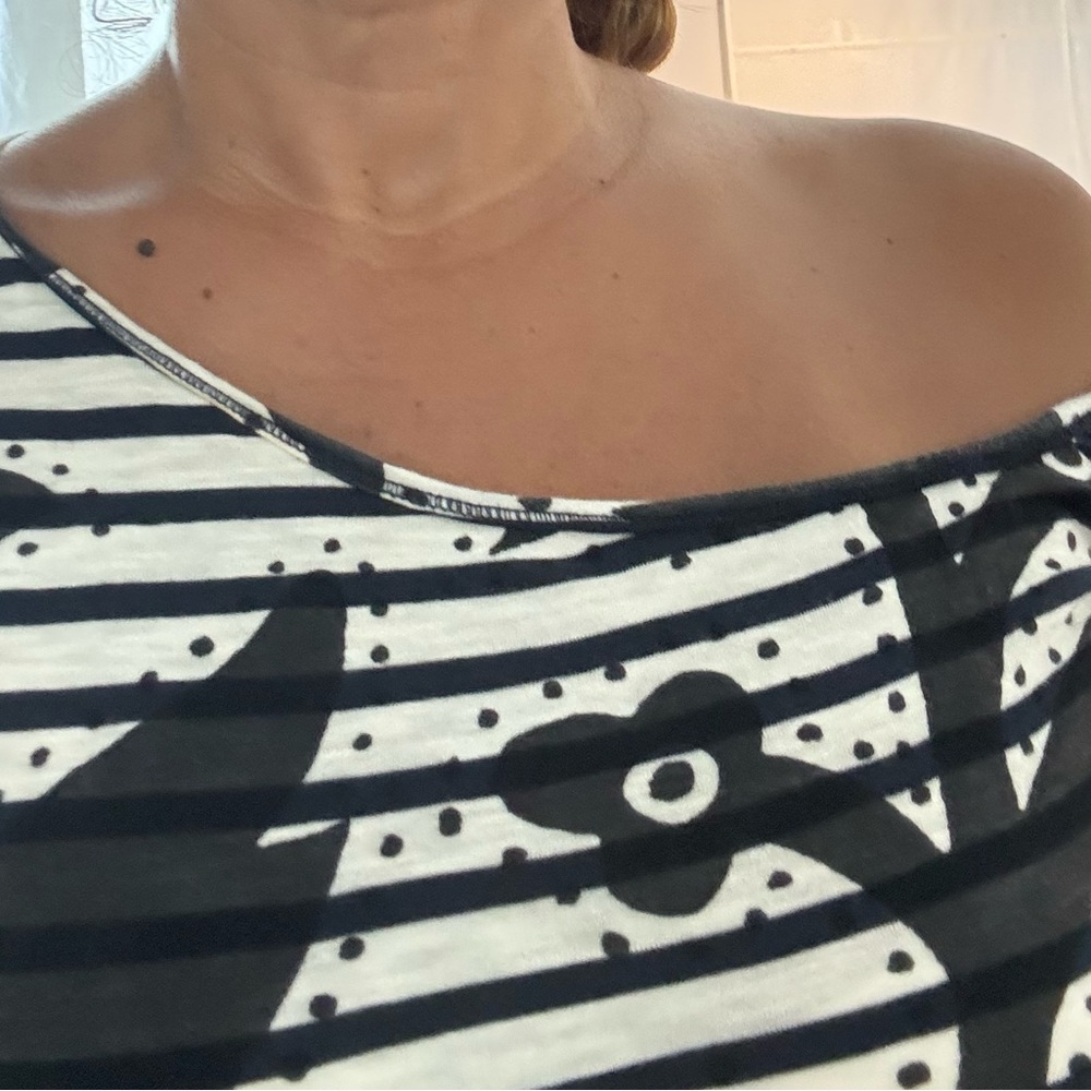 Vivienne Westwood Black and White Striped Top